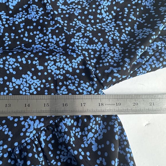 Walter Baker Dress Womens 8 Geo Print Long Sleeve Keyhole Lightweight Resort‎ - Picture 10 of 11